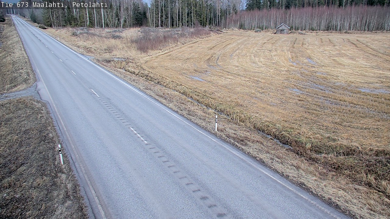 Weather Camera Image Road 673 Maalahti, Petolahti, Maalahti, Pohjanmaa