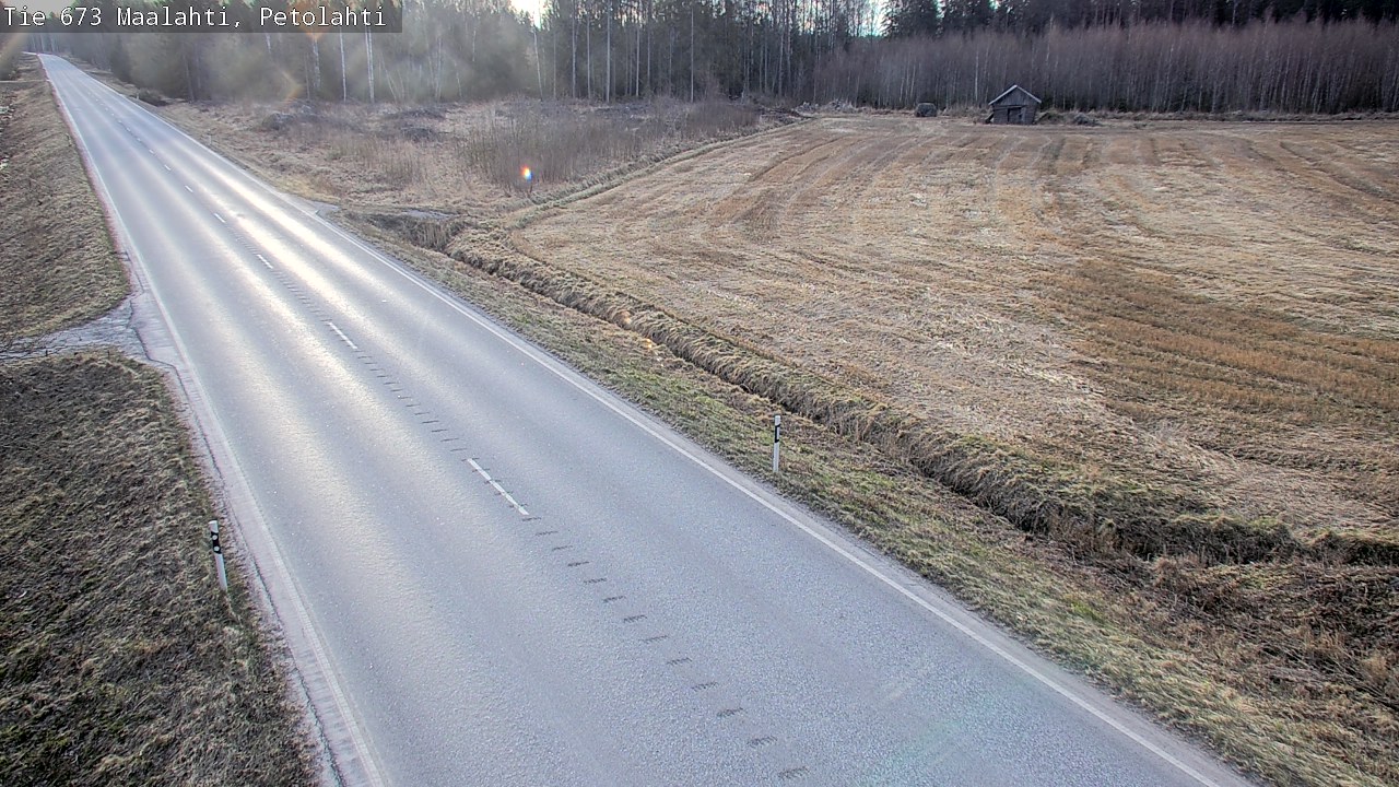 Weather Camera Image Väg 673 Malax, Petalax, Maalahti, Pohjanmaa
