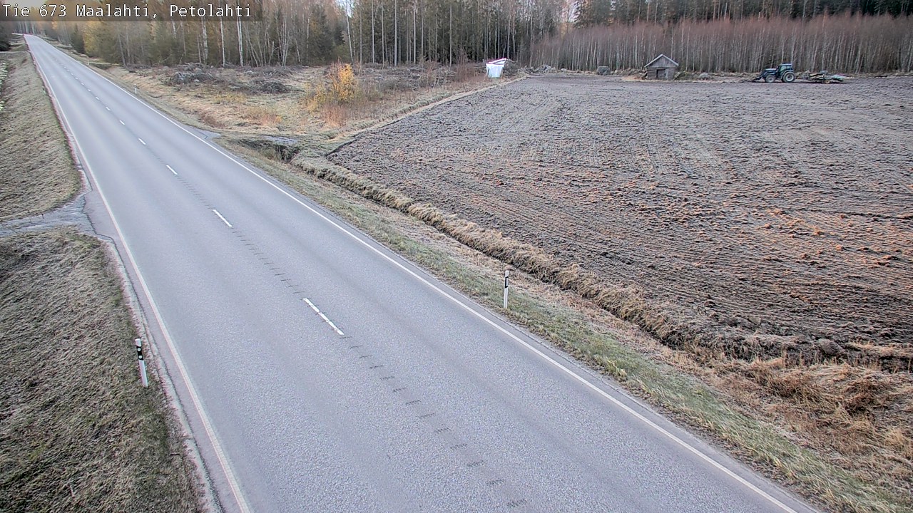 Weather Camera Image Väg 673 Malax, Petalax, Maalahti, Pohjanmaa