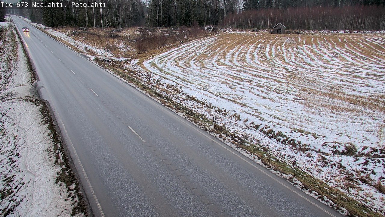 Weather Camera Image Väg 673 Malax, Petalax, Maalahti, Pohjanmaa