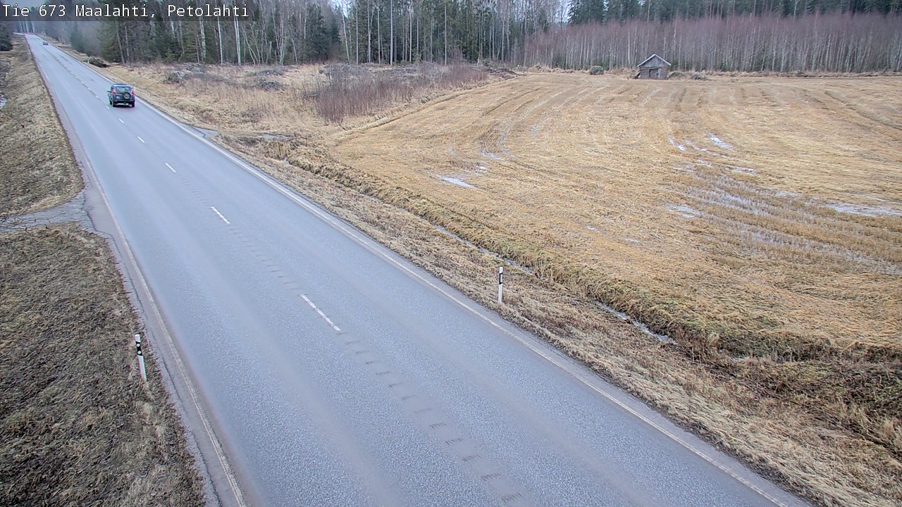 Weather Camera Image Väg 673 Malax, Petalax, Maalahti, Pohjanmaa