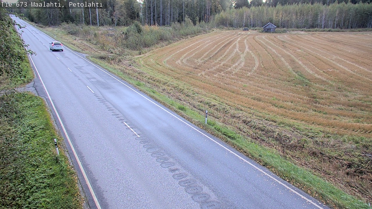 Weather Camera Image Road 673 Maalahti, Petolahti, Maalahti, Pohjanmaa
