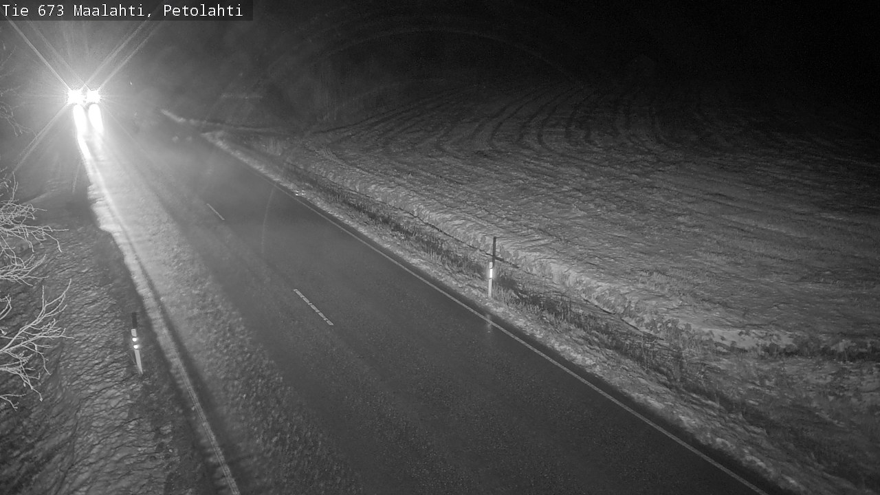 Weather Camera Image Väg 673 Malax, Petalax, Maalahti, Pohjanmaa
