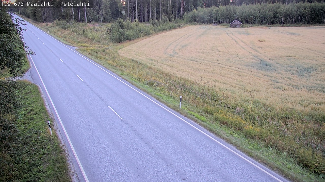 Weather Camera Image Road 673 Maalahti, Petolahti, Maalahti, Pohjanmaa