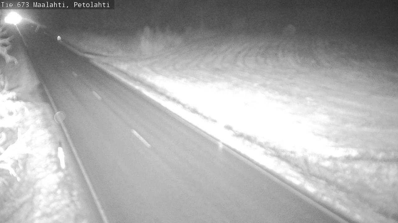 Weather Camera Image Väg 673 Malax, Petalax, Maalahti, Pohjanmaa