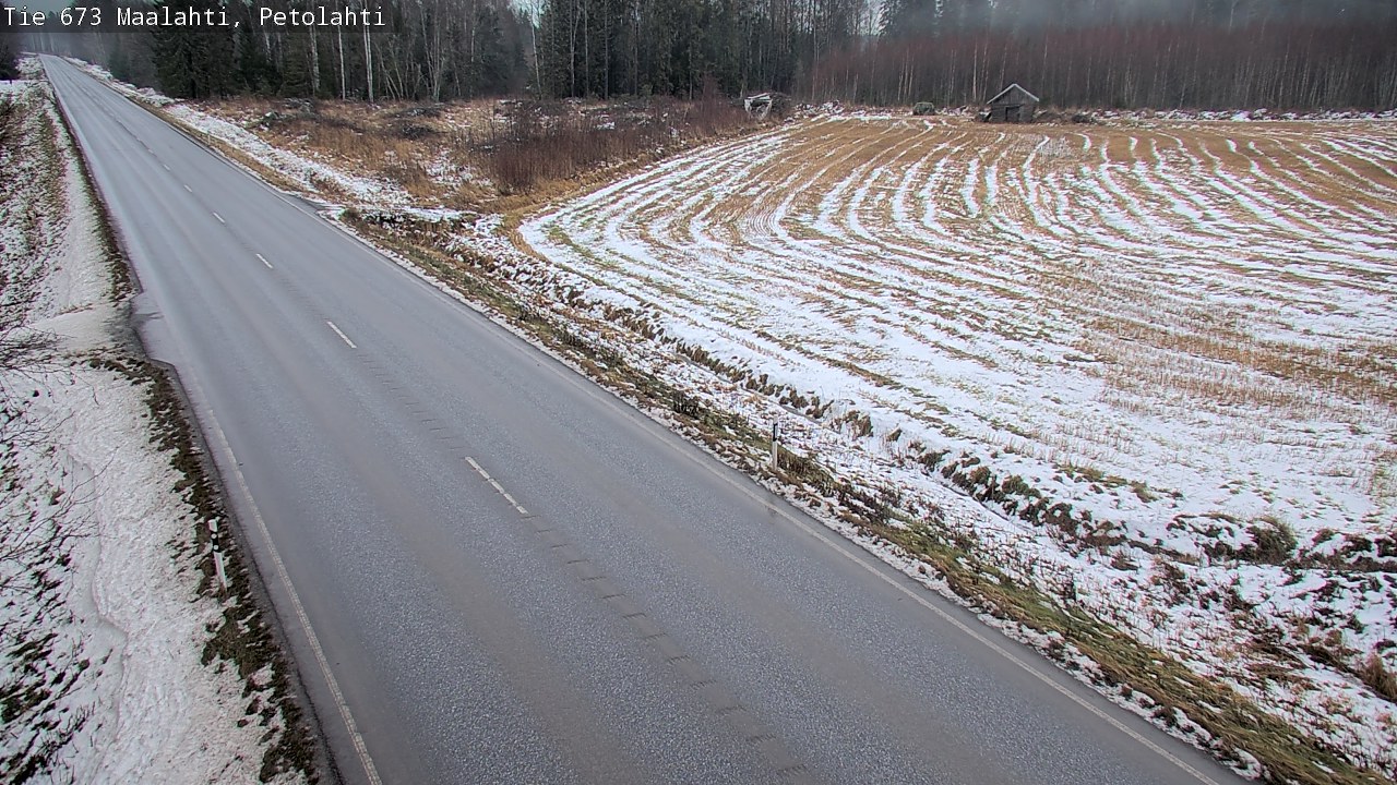 Weather Camera Image Väg 673 Malax, Petalax, Maalahti, Pohjanmaa