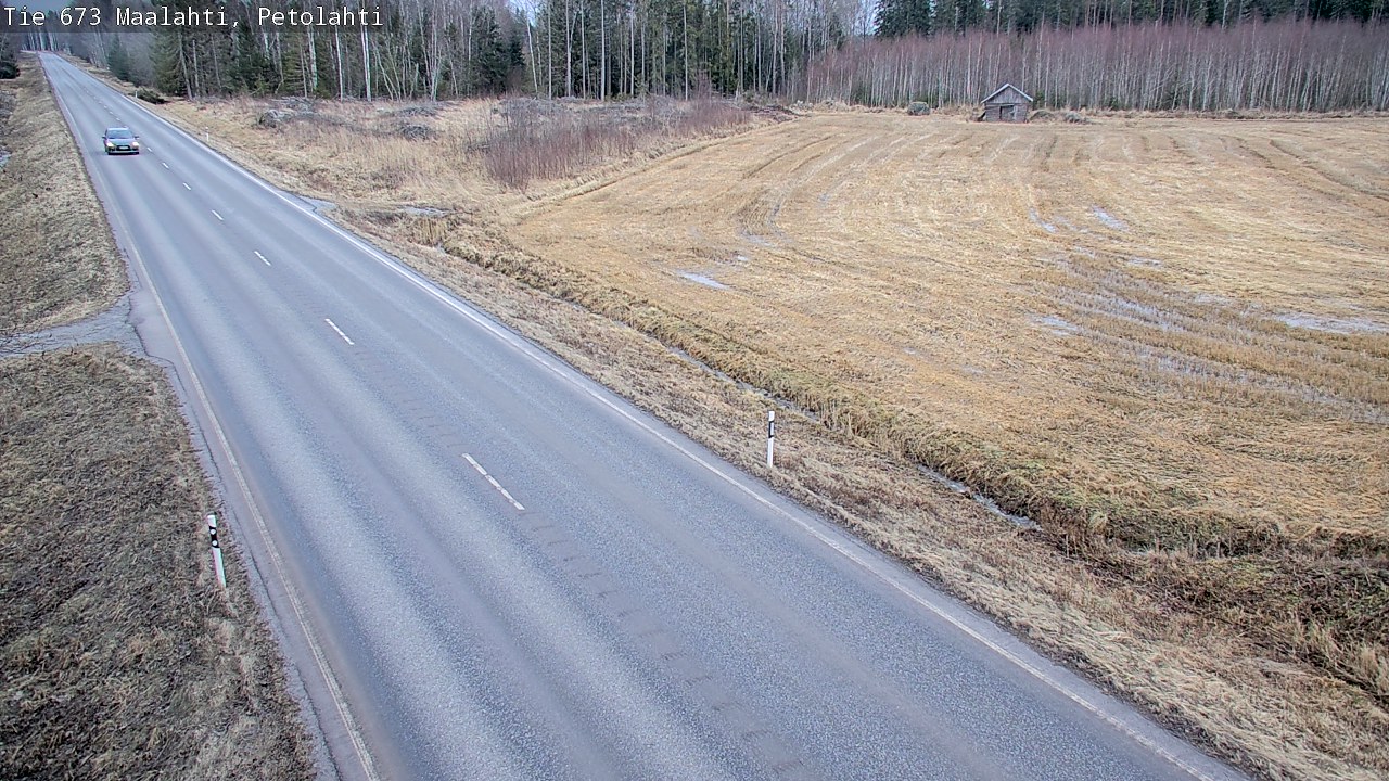 Weather Camera Image Väg 673 Malax, Petalax, Maalahti, Pohjanmaa