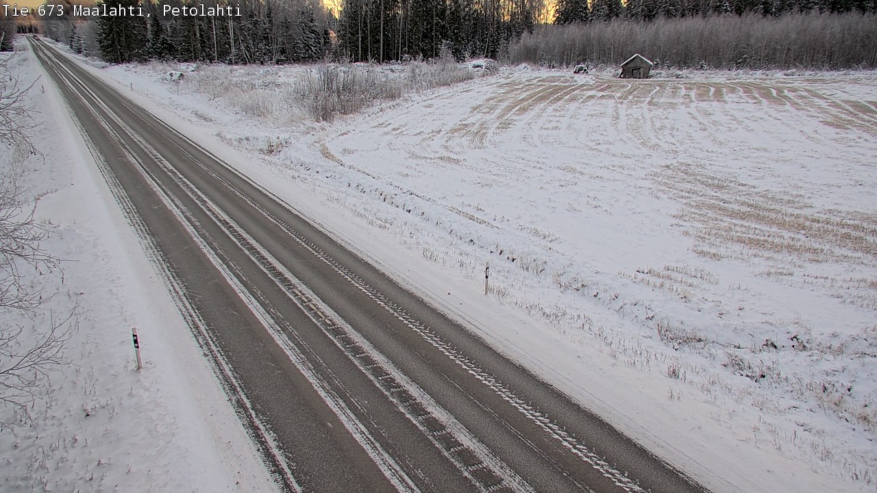 Weather Camera Image Road 673 Maalahti, Petolahti, Maalahti, Pohjanmaa