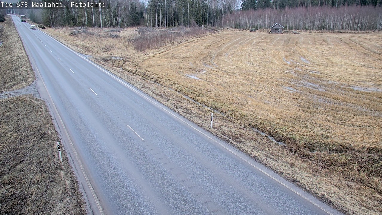Weather Camera Image Väg 673 Malax, Petalax, Maalahti, Pohjanmaa