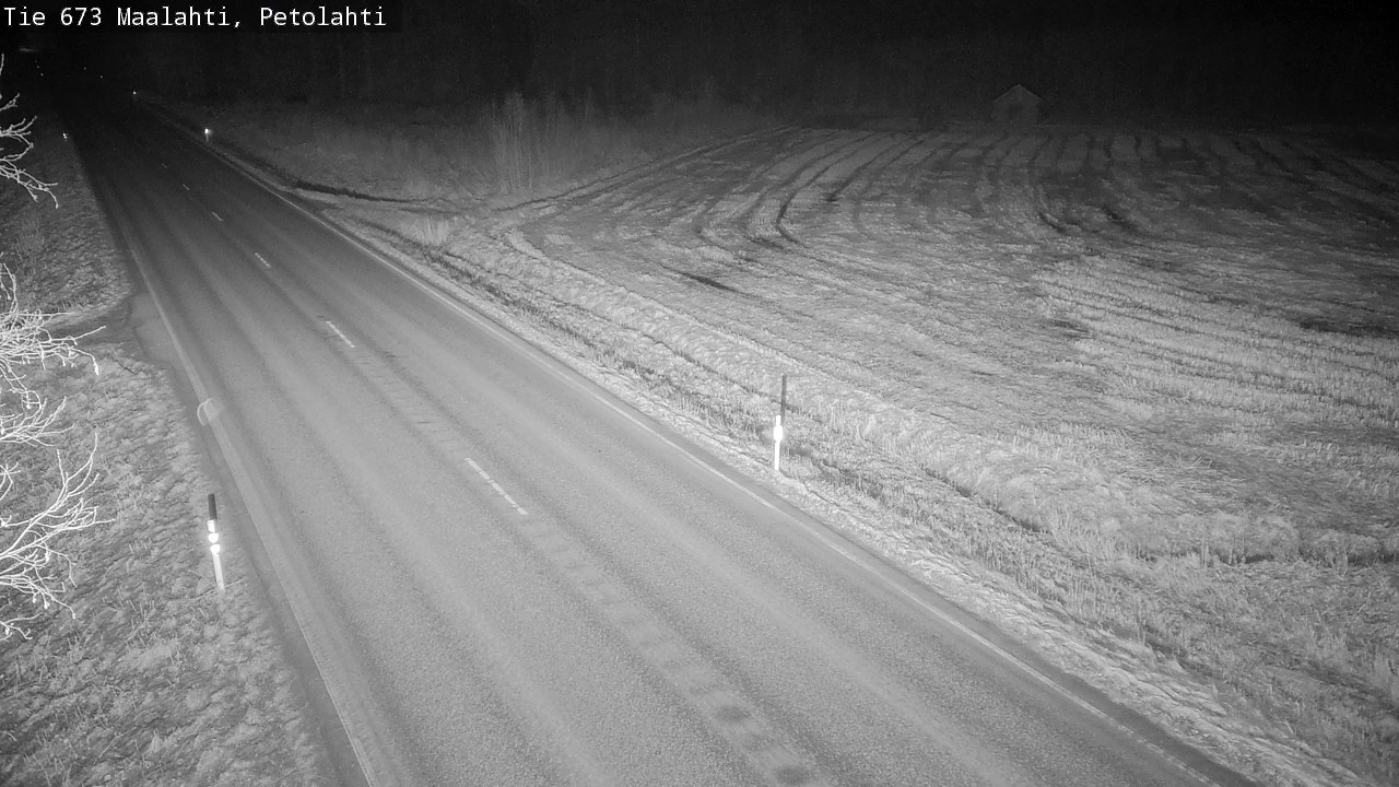 Weather Camera Image Road 673 Maalahti, Petolahti, Maalahti, Pohjanmaa