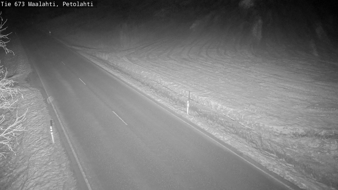 Weather Camera Image Väg 673 Malax, Petalax, Maalahti, Pohjanmaa