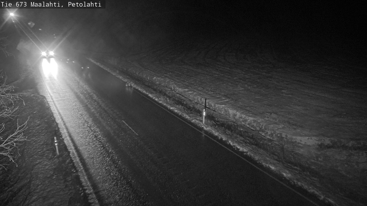 Weather Camera Image Väg 673 Malax, Petalax, Maalahti, Pohjanmaa