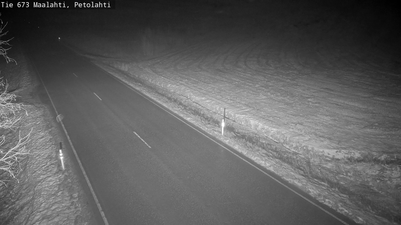 Weather Camera Image Väg 673 Malax, Petalax, Maalahti, Pohjanmaa