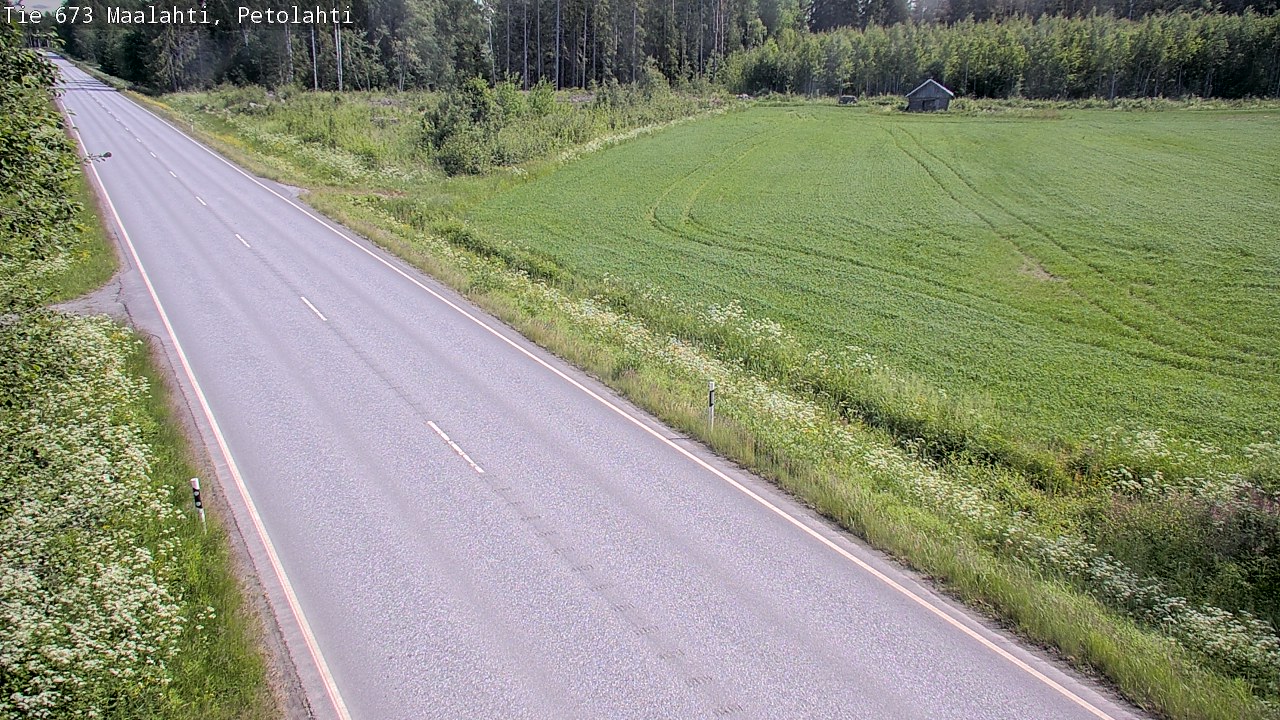 Weather Camera Image Road 673 Maalahti, Petolahti, Maalahti, Pohjanmaa