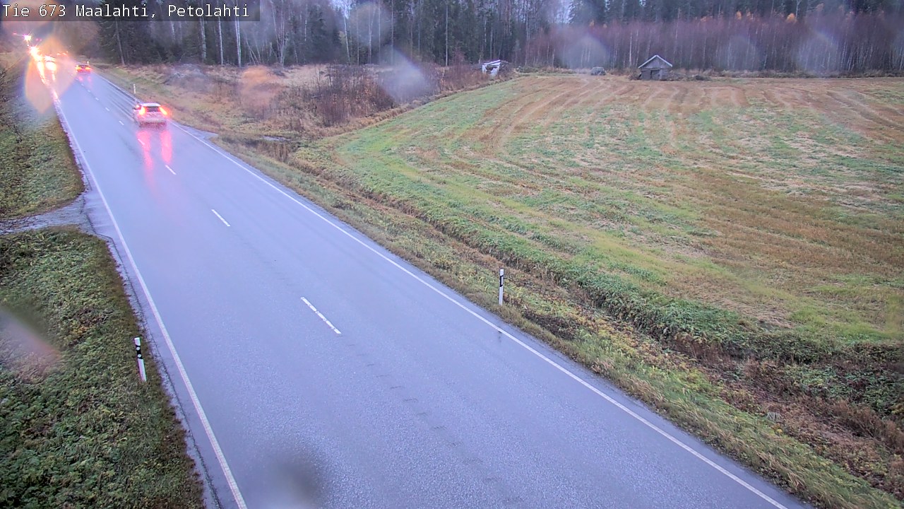 Weather Camera Image Väg 673 Malax, Petalax, Maalahti, Pohjanmaa