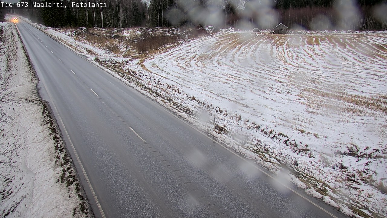 Weather Camera Image Väg 673 Malax, Petalax, Maalahti, Pohjanmaa