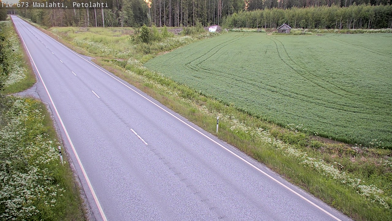 Weather Camera Image Road 673 Maalahti, Petolahti, Maalahti, Pohjanmaa