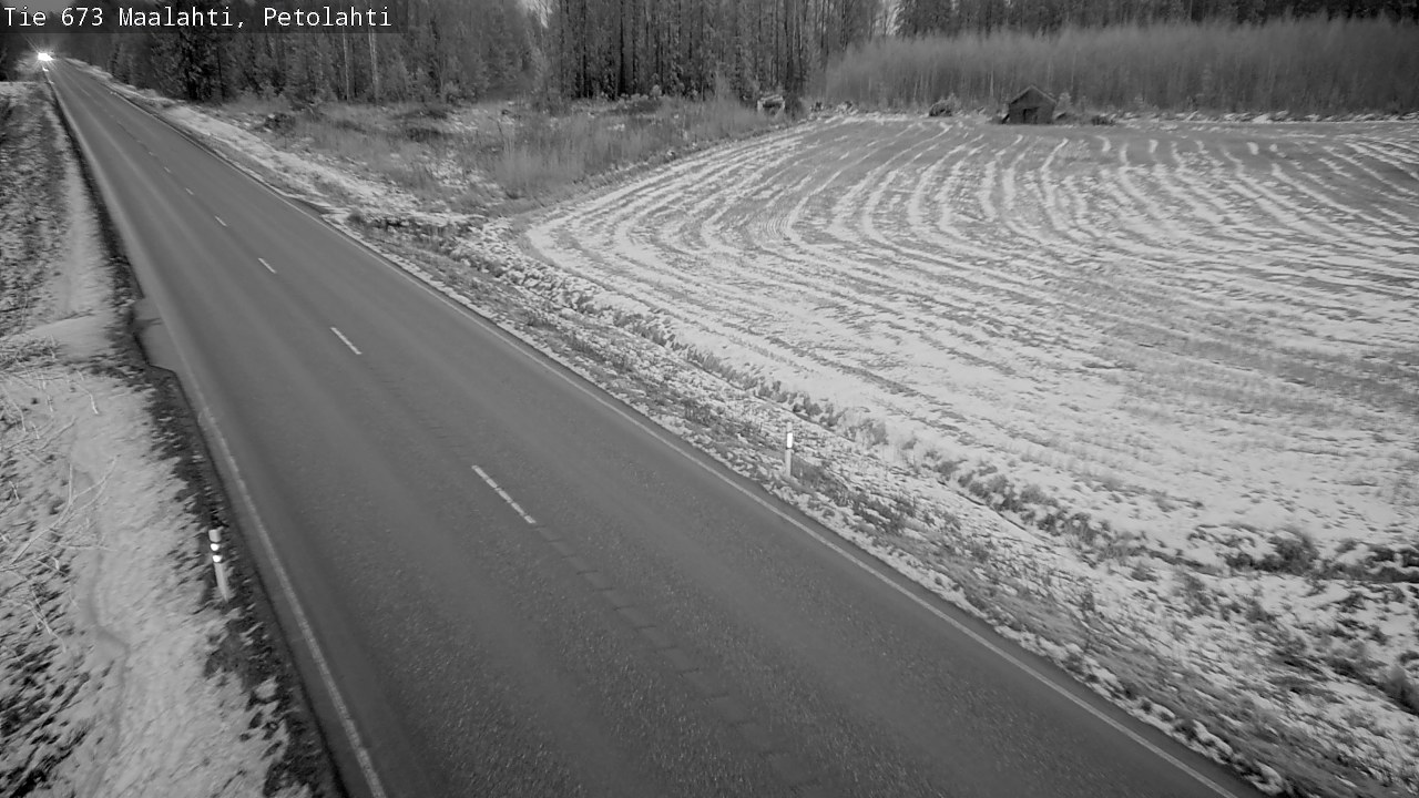 Weather Camera Image Väg 673 Malax, Petalax, Maalahti, Pohjanmaa