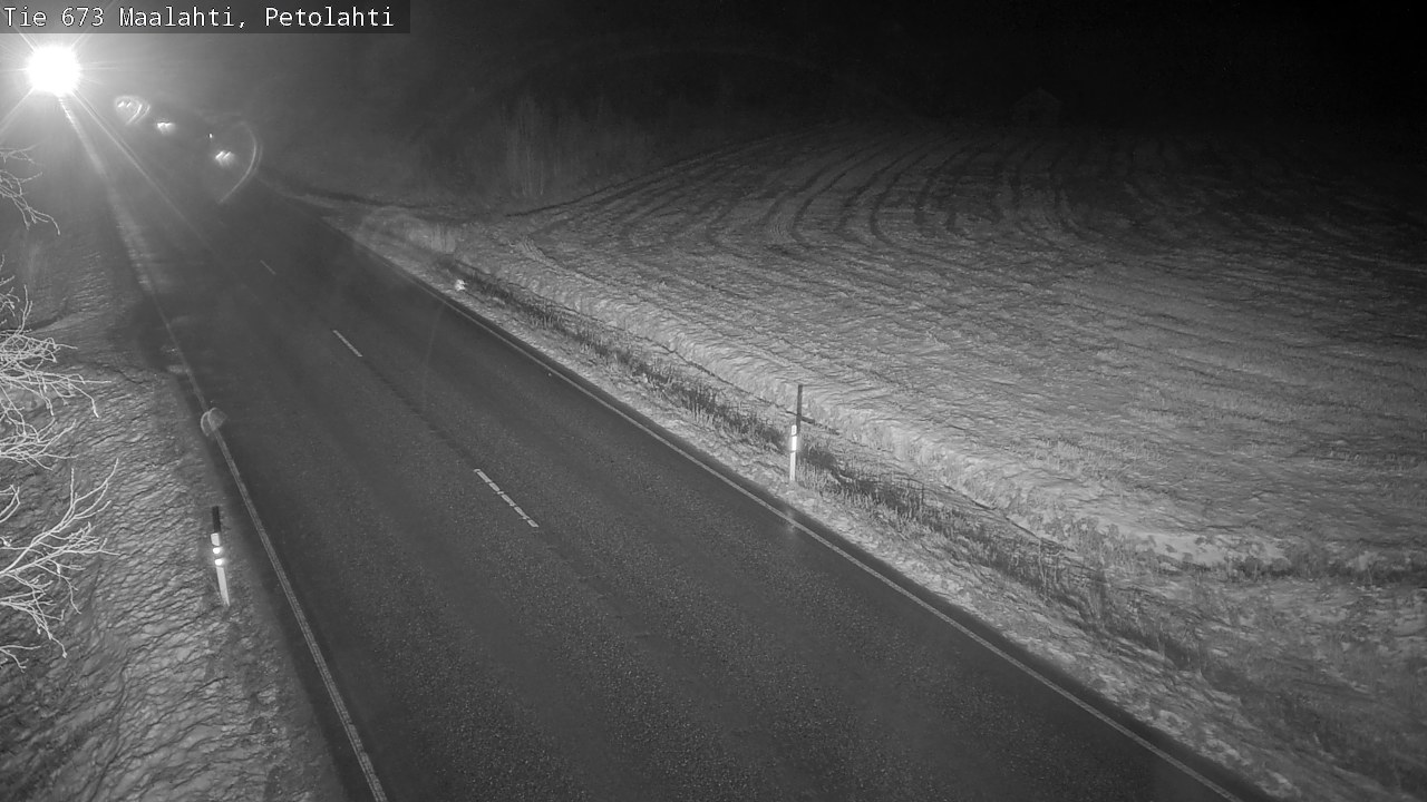 Weather Camera Image Väg 673 Malax, Petalax, Maalahti, Pohjanmaa