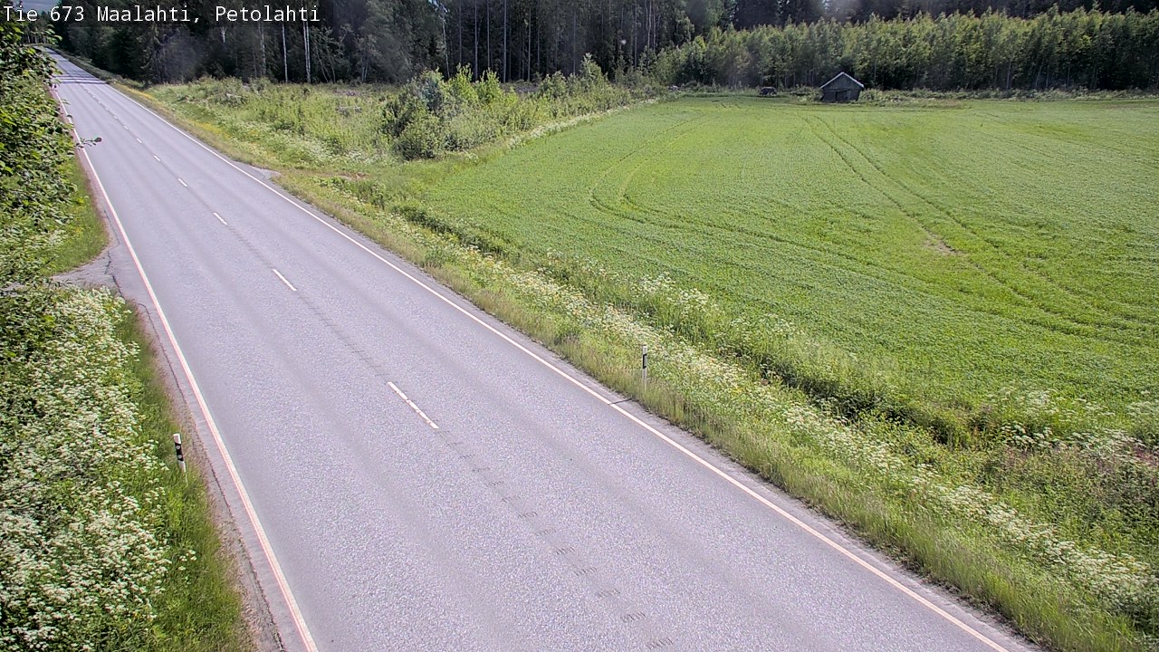 Weather Camera Image Road 673 Maalahti, Petolahti, Maalahti, Pohjanmaa