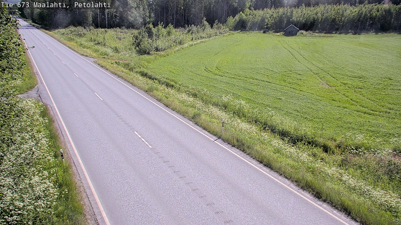 Weather Camera Image Road 673 Maalahti, Petolahti, Maalahti, Pohjanmaa