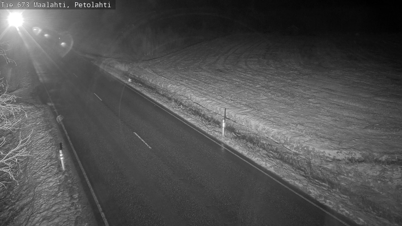 Weather Camera Image Väg 673 Malax, Petalax, Maalahti, Pohjanmaa
