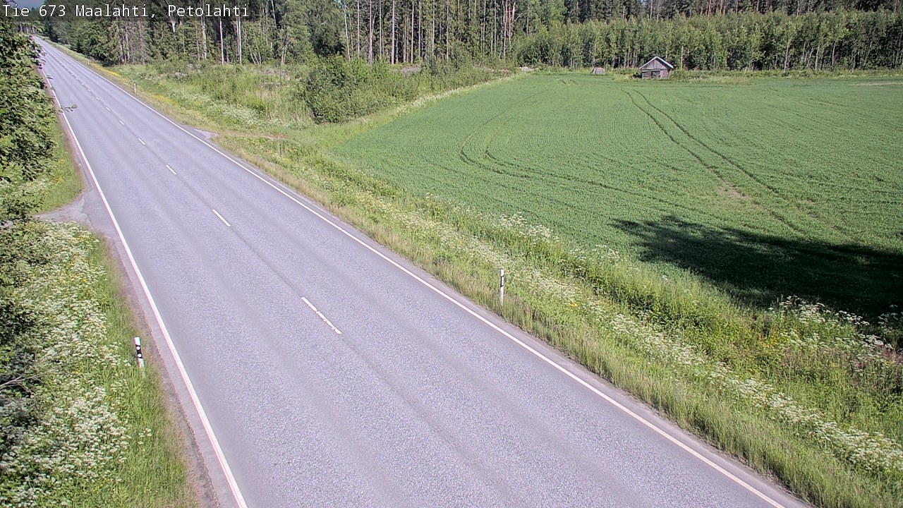 Weather Camera Image Road 673 Maalahti, Petolahti, Maalahti, Pohjanmaa