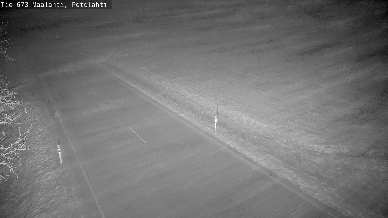 Weather Camera Image Väg 673 Malax, Petalax, Maalahti, Pohjanmaa