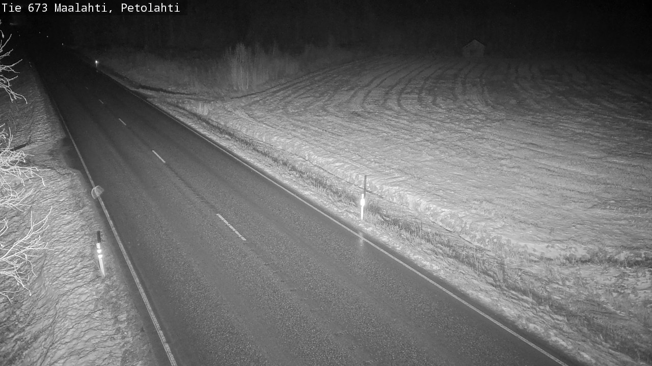 Weather Camera Image Väg 673 Malax, Petalax, Maalahti, Pohjanmaa