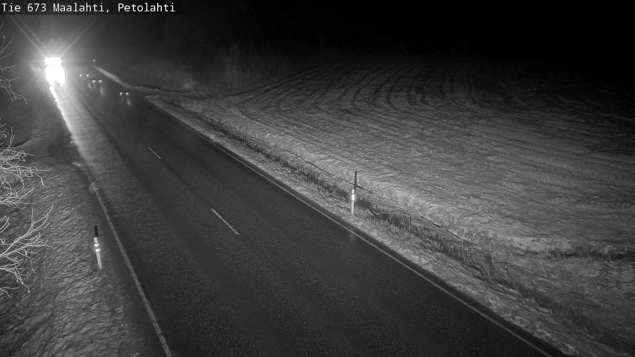 Weather Camera Image Väg 673 Malax, Petalax, Maalahti, Pohjanmaa