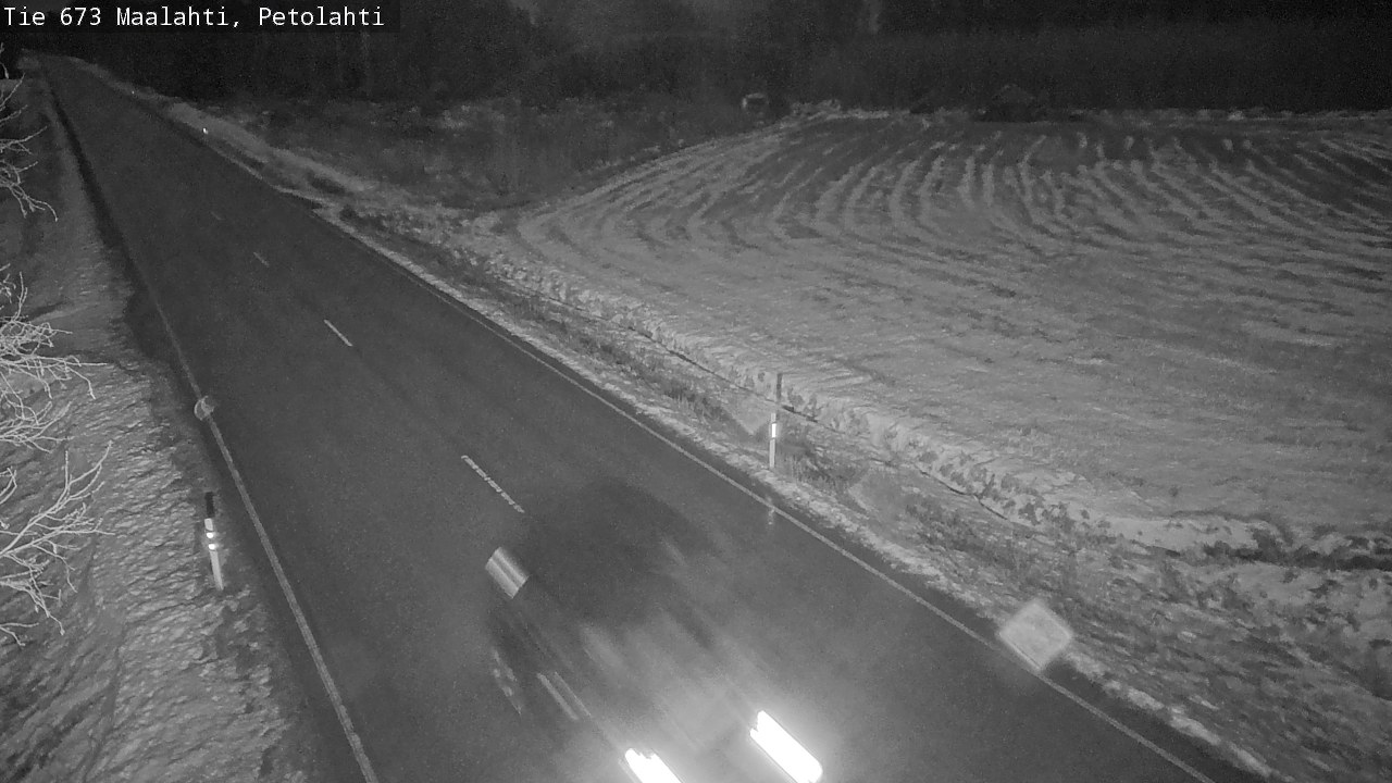 Weather Camera Image Väg 673 Malax, Petalax, Maalahti, Pohjanmaa
