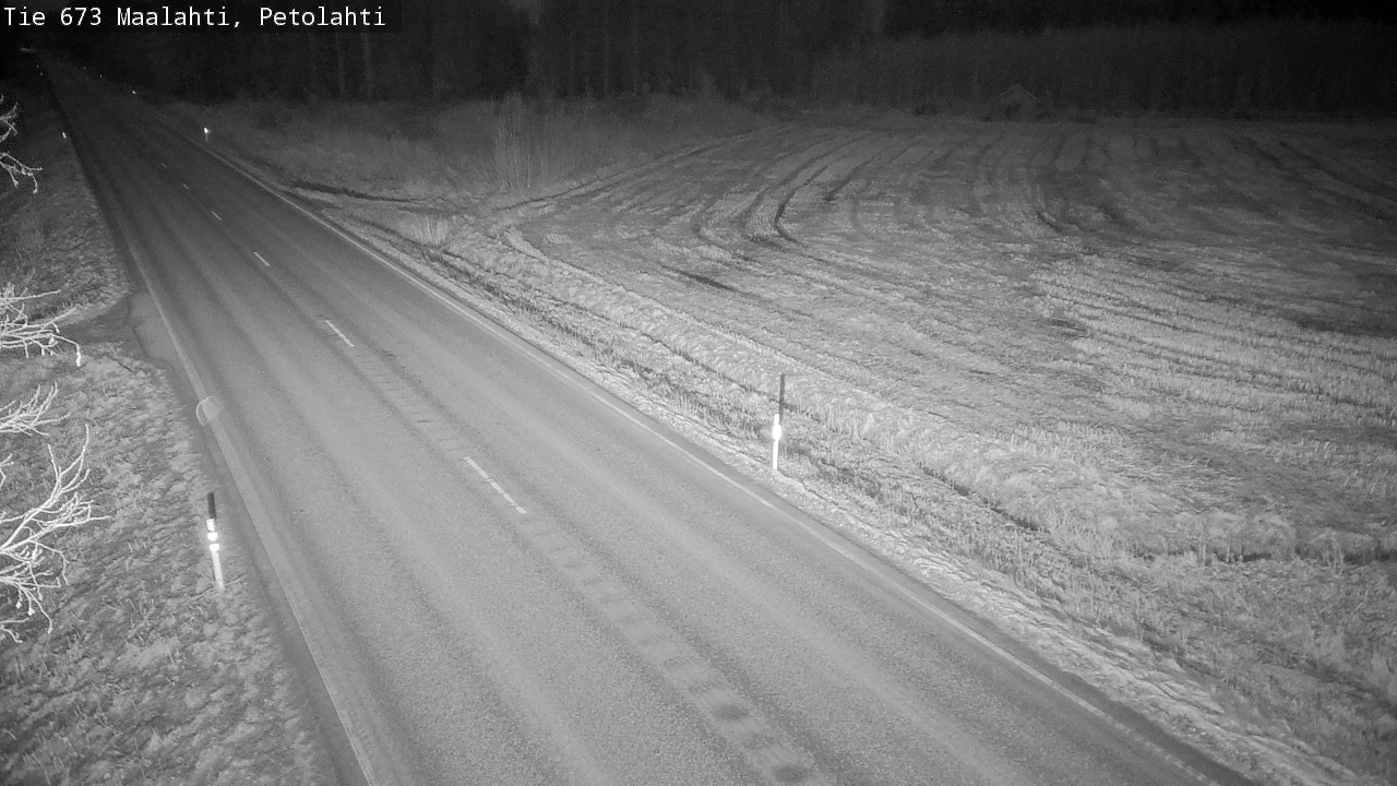 Weather Camera Image Road 673 Maalahti, Petolahti, Maalahti, Pohjanmaa