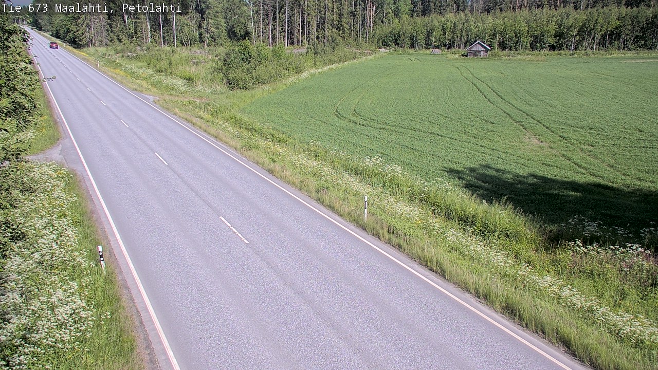 Weather Camera Image Road 673 Maalahti, Petolahti, Maalahti, Pohjanmaa