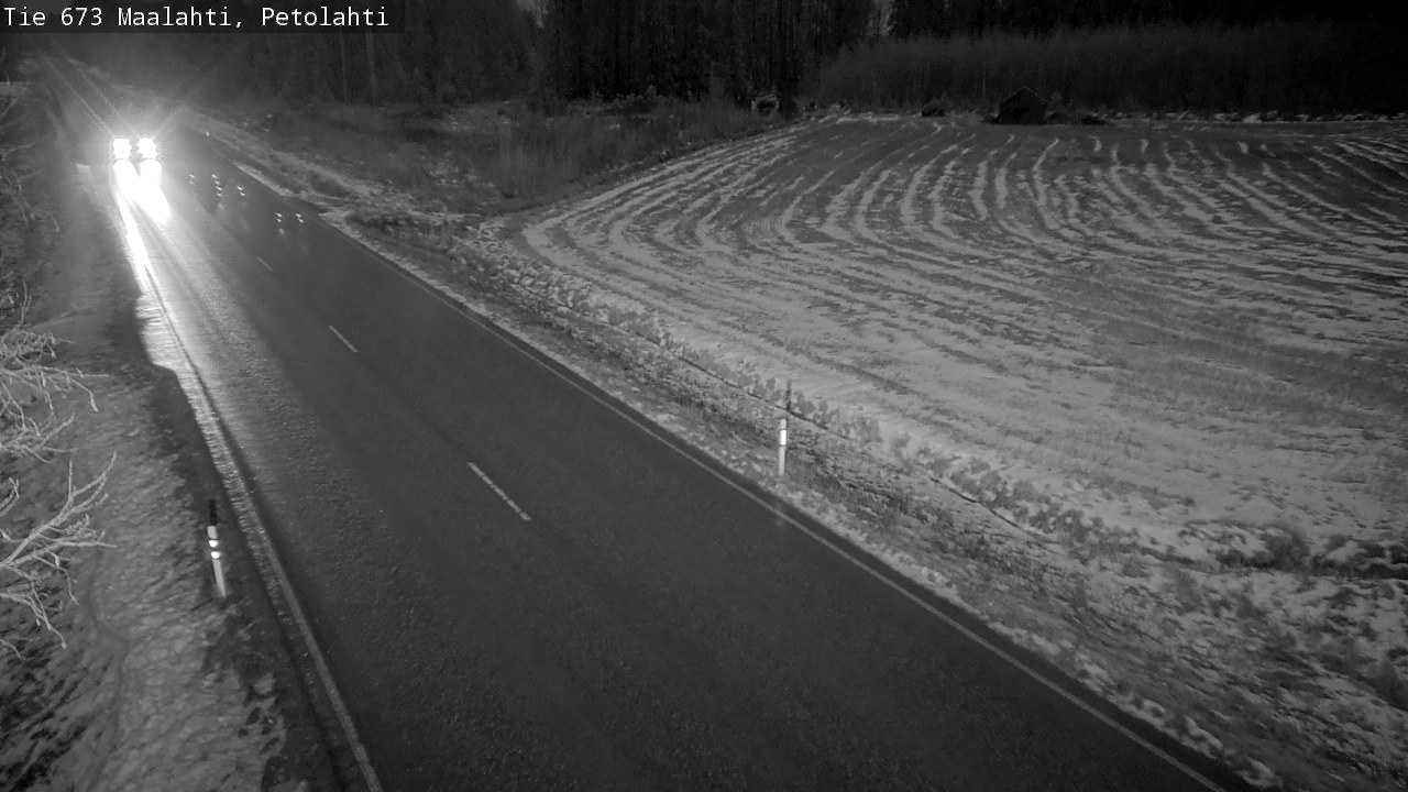 Weather Camera Image Väg 673 Malax, Petalax, Maalahti, Pohjanmaa
