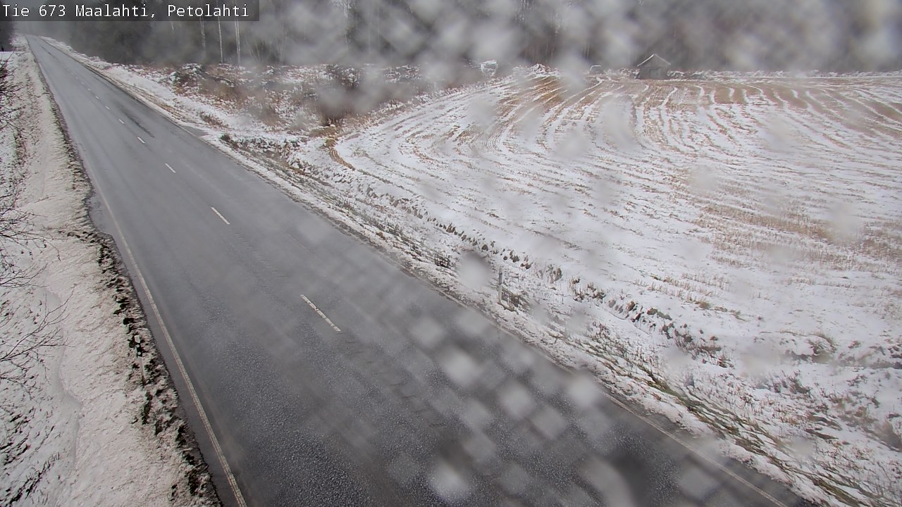 Weather Camera Image Väg 673 Malax, Petalax, Maalahti, Pohjanmaa