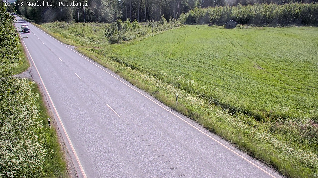 Weather Camera Image Road 673 Maalahti, Petolahti, Maalahti, Pohjanmaa