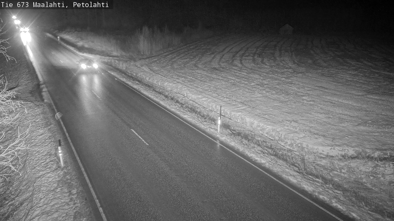 Weather Camera Image Väg 673 Malax, Petalax, Maalahti, Pohjanmaa
