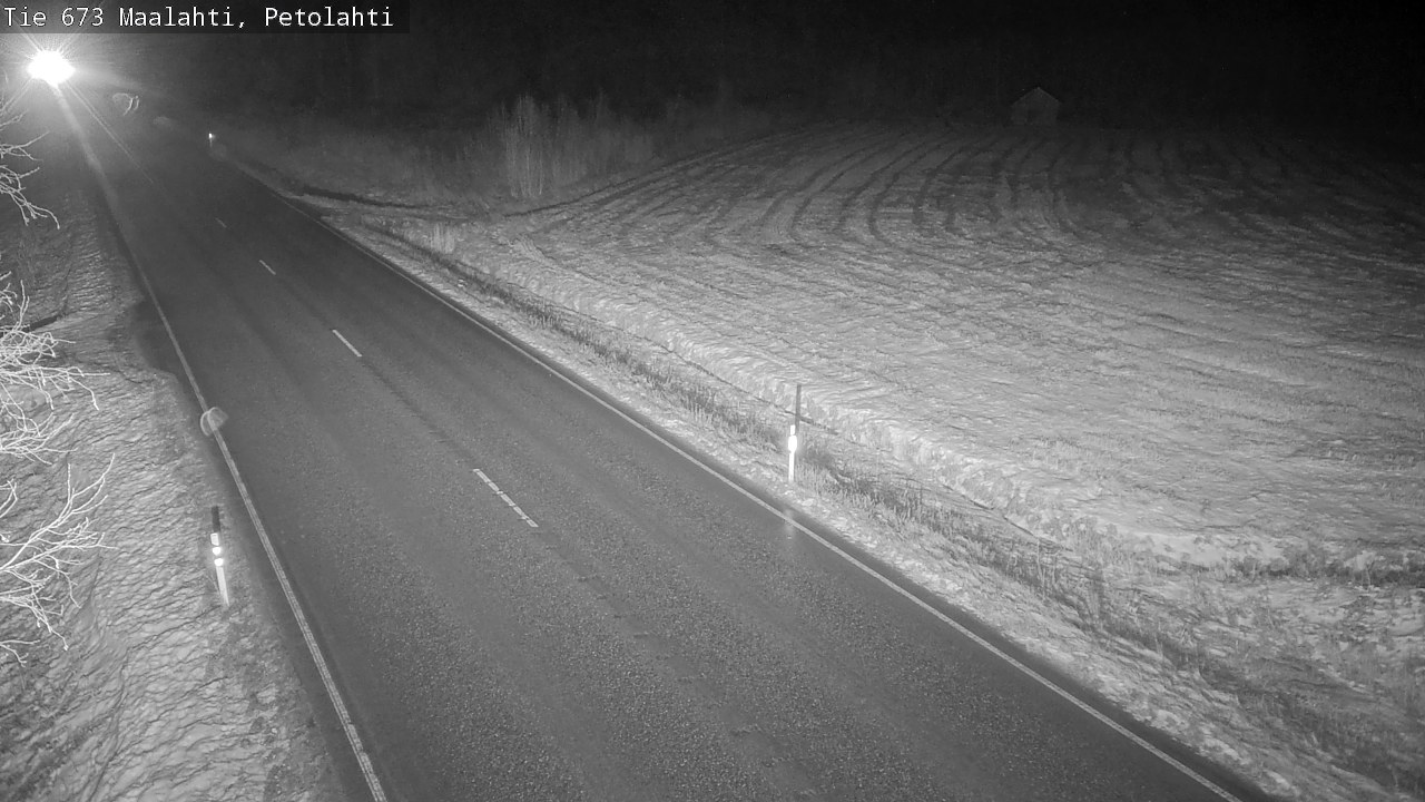 Weather Camera Image Väg 673 Malax, Petalax, Maalahti, Pohjanmaa