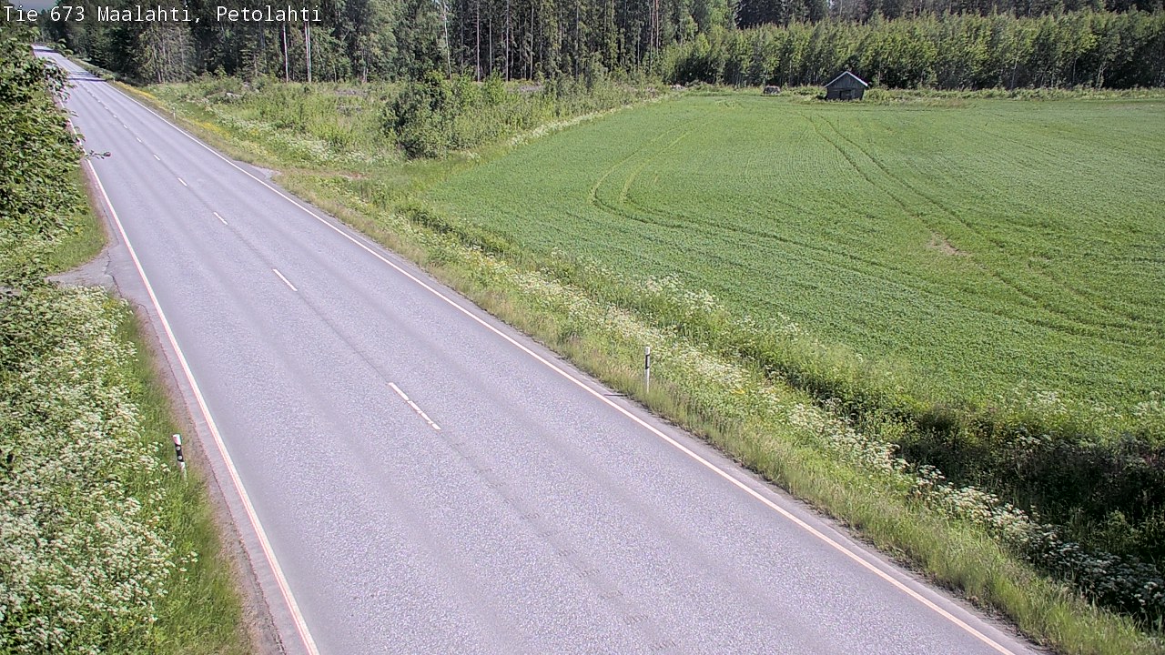 Weather Camera Image Road 673 Maalahti, Petolahti, Maalahti, Pohjanmaa