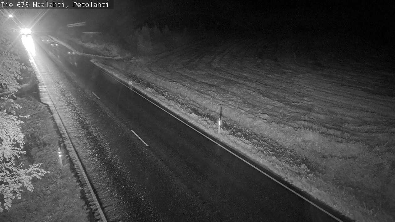 Weather Camera Image Väg 673 Malax, Petalax, Maalahti, Pohjanmaa