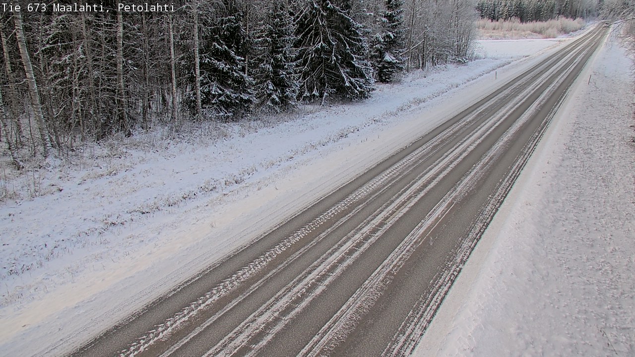 Weather Camera Image Väg 673 Malax, Petalax, Maalahti, Pohjanmaa