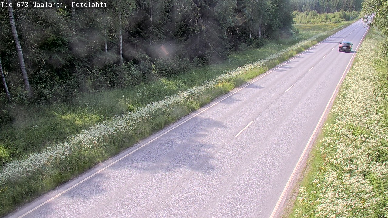 Weather Camera Image Väg 673 Malax, Petalax, Maalahti, Pohjanmaa