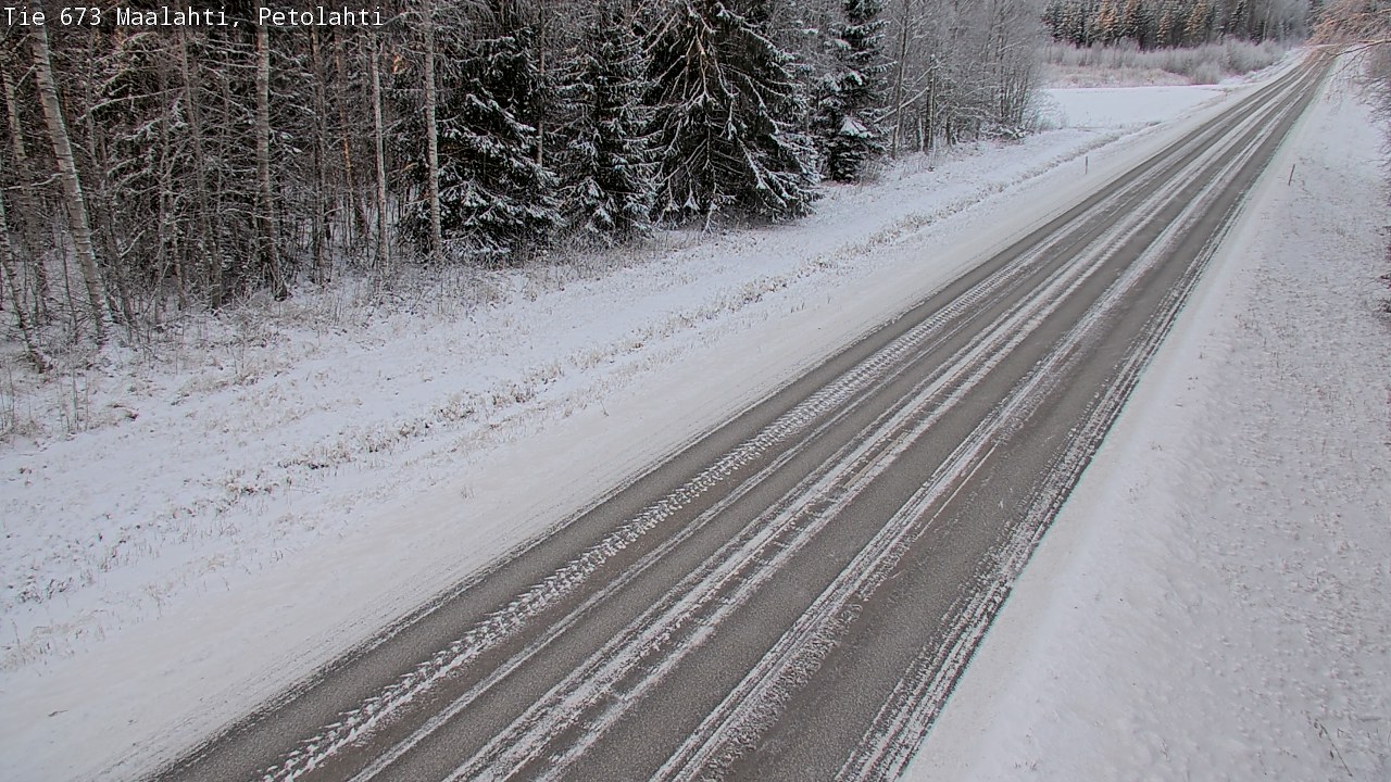 Weather Camera Image Väg 673 Malax, Petalax, Maalahti, Pohjanmaa