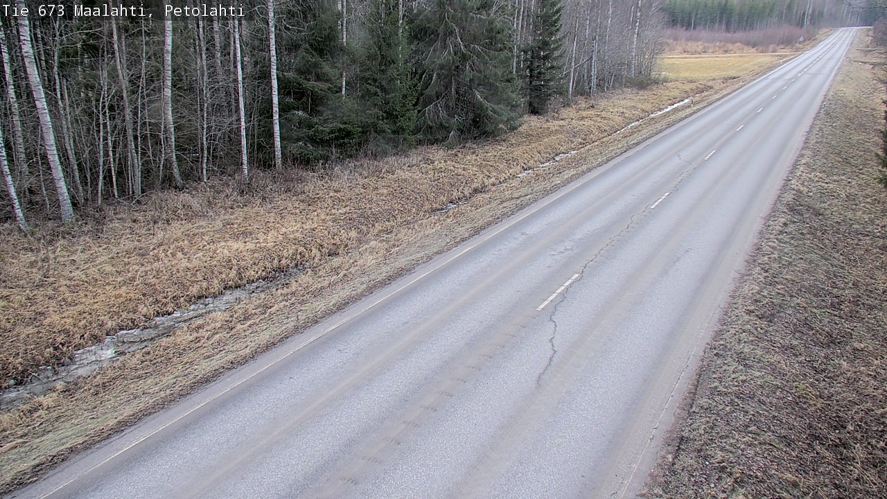 Weather Camera Image Väg 673 Malax, Petalax, Maalahti, Pohjanmaa