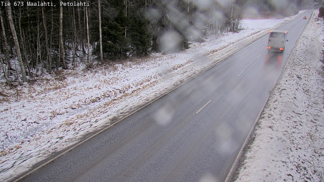 Weather Camera Image Väg 673 Malax, Petalax, Maalahti, Pohjanmaa