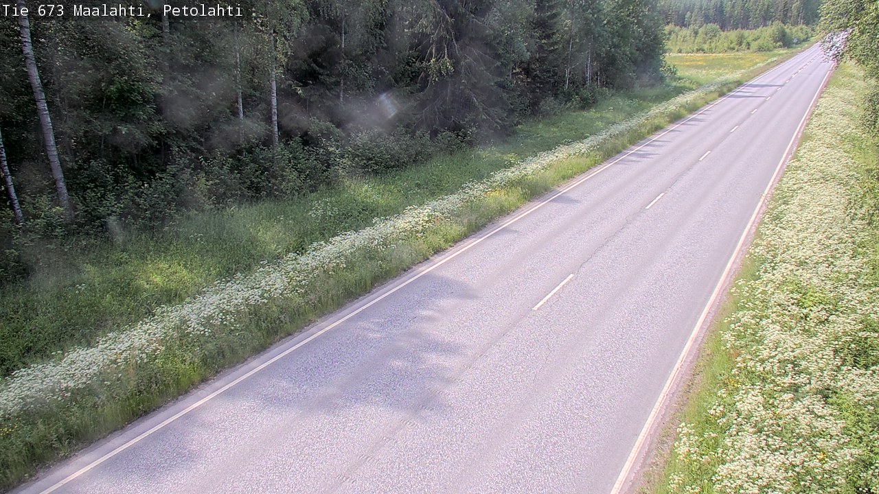 Weather Camera Image Väg 673 Malax, Petalax, Maalahti, Pohjanmaa