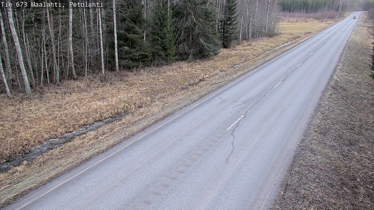 Weather Camera Image Väg 673 Malax, Petalax, Maalahti, Pohjanmaa