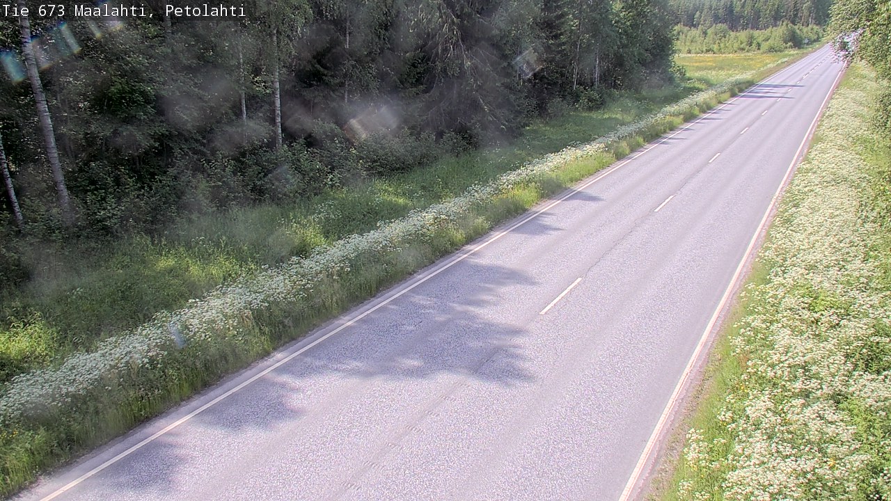Weather Camera Image Väg 673 Malax, Petalax, Maalahti, Pohjanmaa