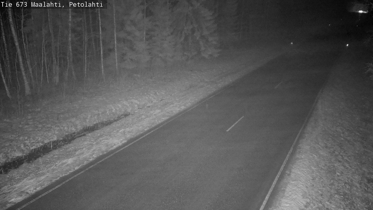 Weather Camera Image Väg 673 Malax, Petalax, Maalahti, Pohjanmaa