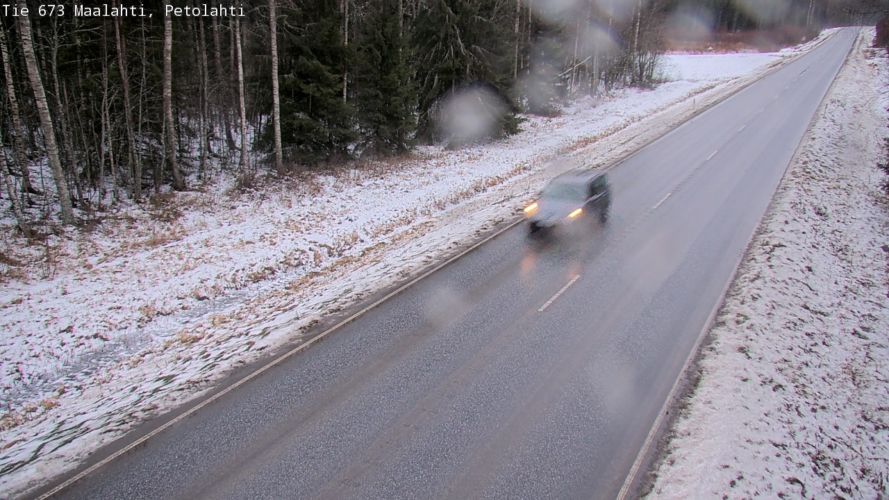 Weather Camera Image Väg 673 Malax, Petalax, Maalahti, Pohjanmaa